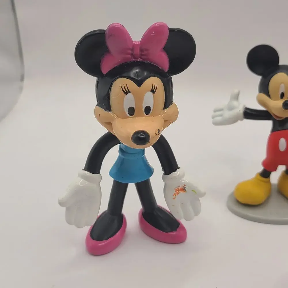 Disney Toy Figure  lot - Mickey Mouse Minnie mouse.